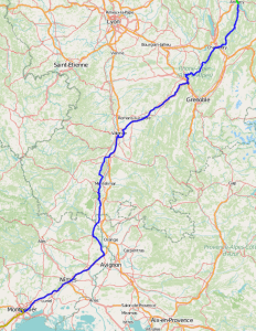 Tourtag 3 - Annecy nach Montpellier