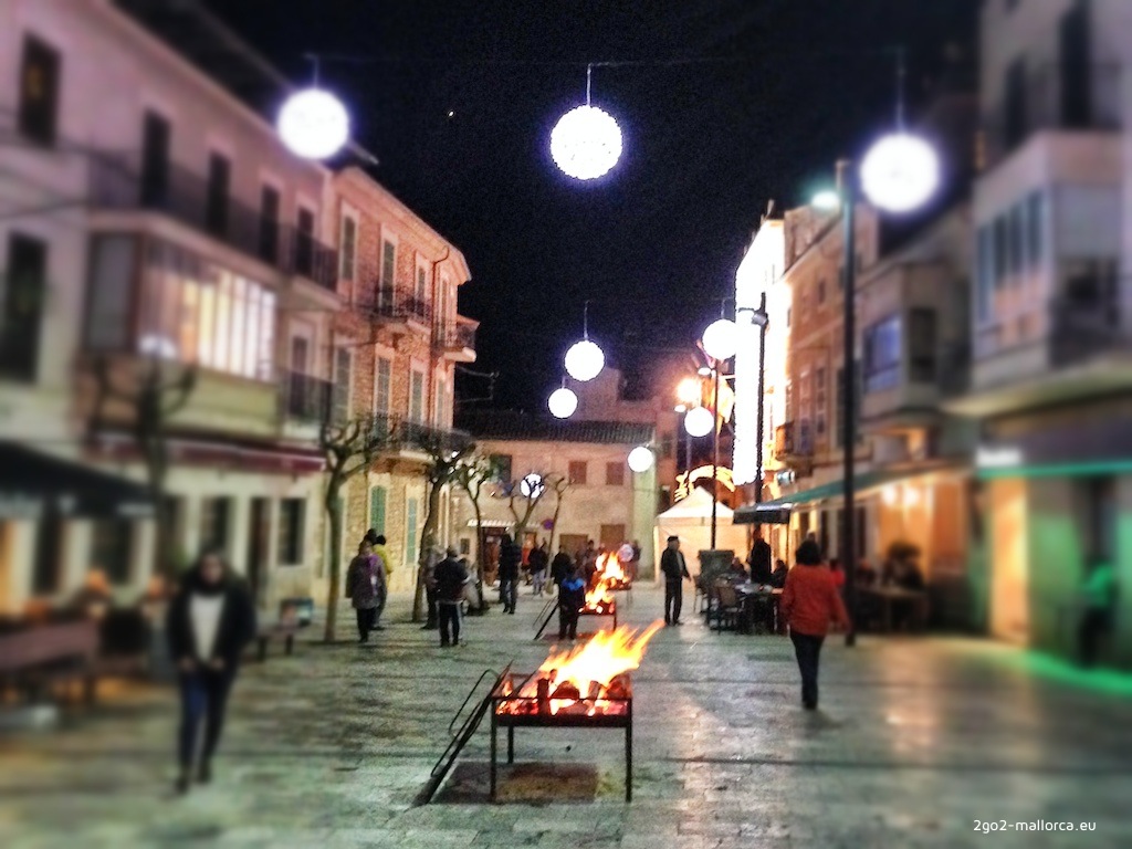 Grillfeuer Sant Antoni