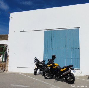 Motorräder auf Salz Tour