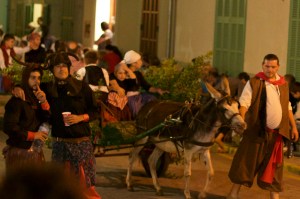 Tonkrüge Eselskarren