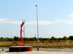 Teufel Kreisverkehrkunst Santa Margalida