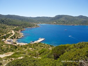 Bucht von Cabrera von oben