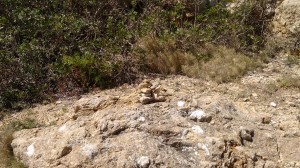 Steintürmchen auf Cabrera