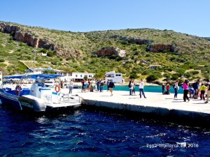 Ankunft auf Cabrera - Foto für Instagram