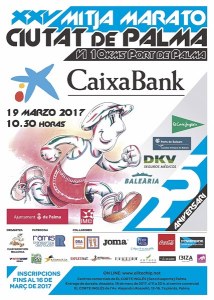 Plakat Halbmarathon Cituat de Palma 2017