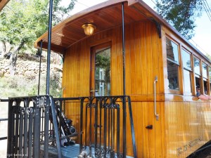 Einstieg Waggon Zug Sóller