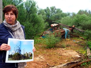 Ingrid Flohr zeigt Kunstwerk "5 vor 12"