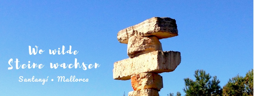 Steinskulptur Equilibrio Santanyi