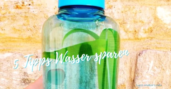 wasser sparen blogtitel