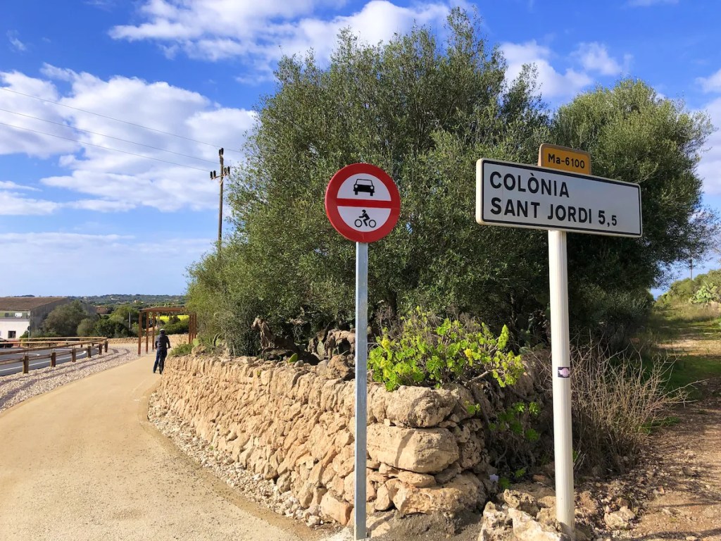 Radweg Ses Salines nach Colònia Sant Jordi