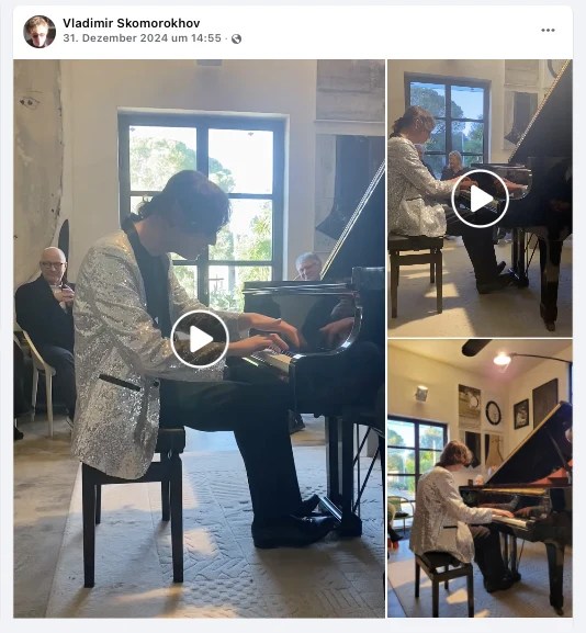 Screenshot Facebook-Post Vladimir Skomorokhov