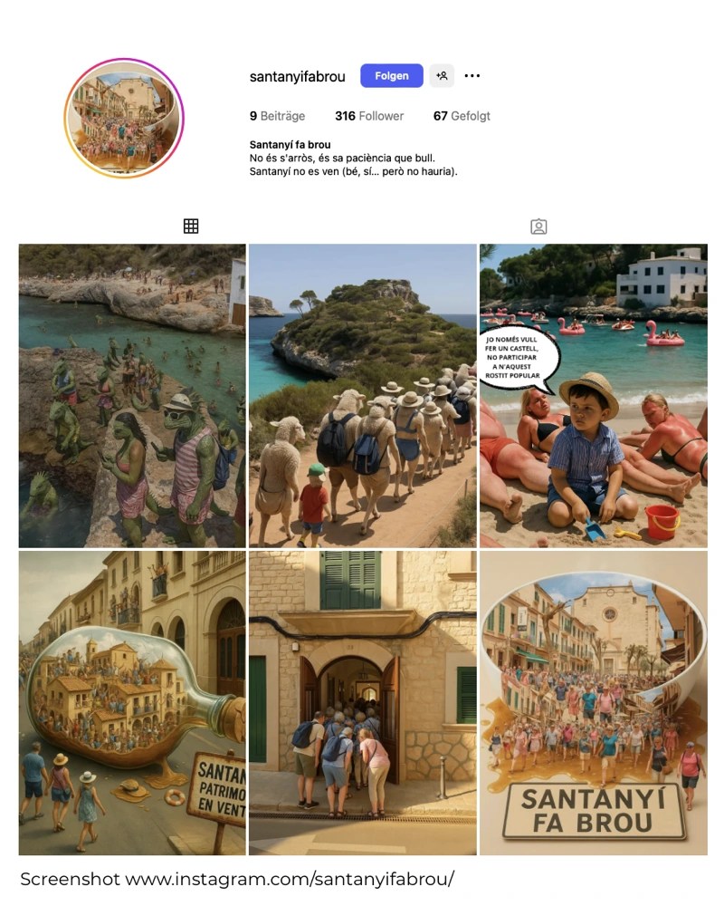 Screenshot Instagram Profil SantanyiFaBrou