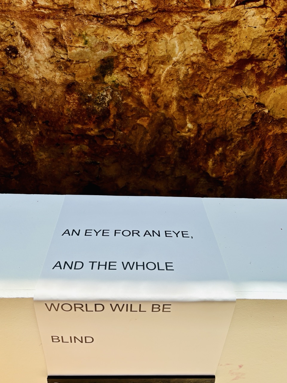 wehmeyer wortkunst an eye for an eye blind