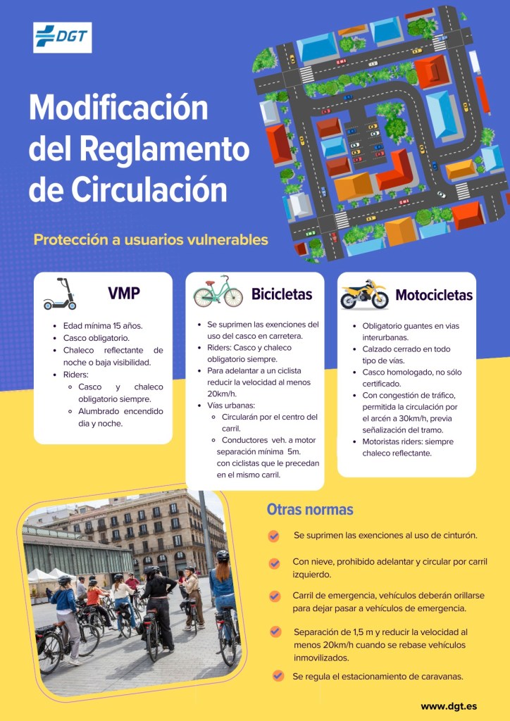neue Verkehrsregeln in Spanien